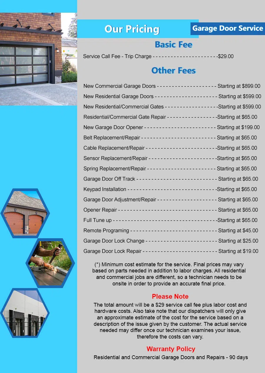 Capitol Garage Door Service Detroit, MI 248-499-1384 - pricelist4
