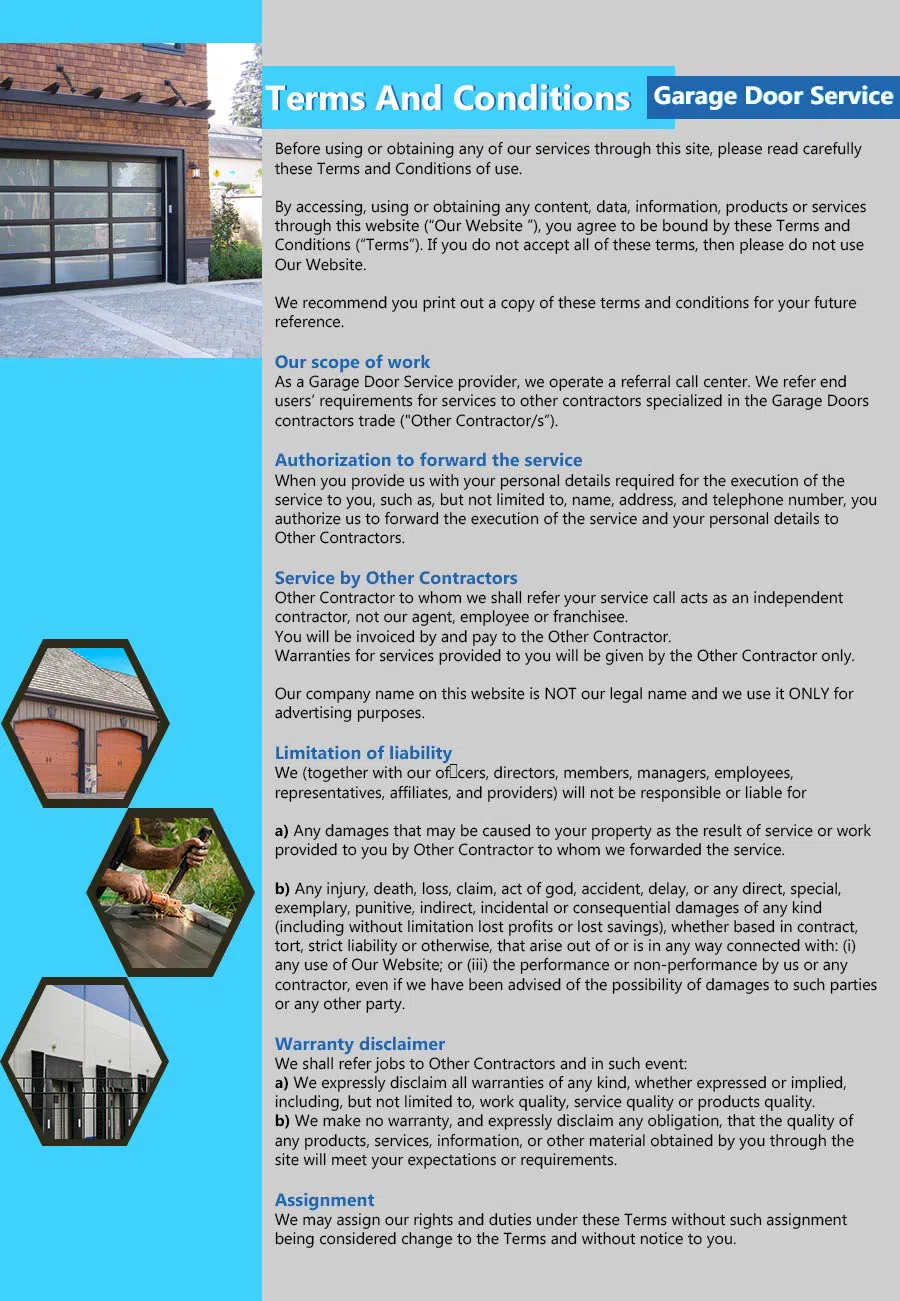 Capitol Garage Door Service Detroit, MI 248-499-1384 - terms4